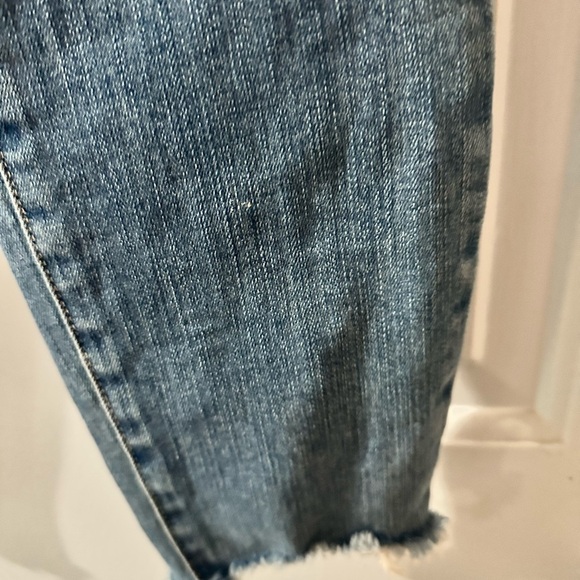 PAIGE Hoxton Ankle in Dezi Destructed distressed skinny ankle jeans 28 - Picture 4 of 13
